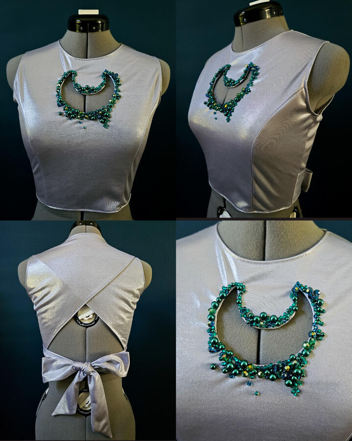 Custom order. Handmade and hand beaded.